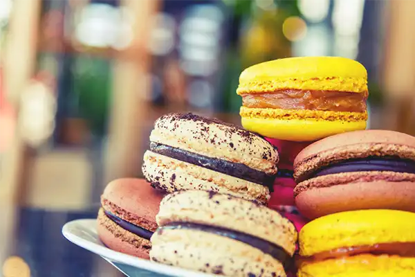 macaron is a dessert that is very popular worldwide. and vintage.